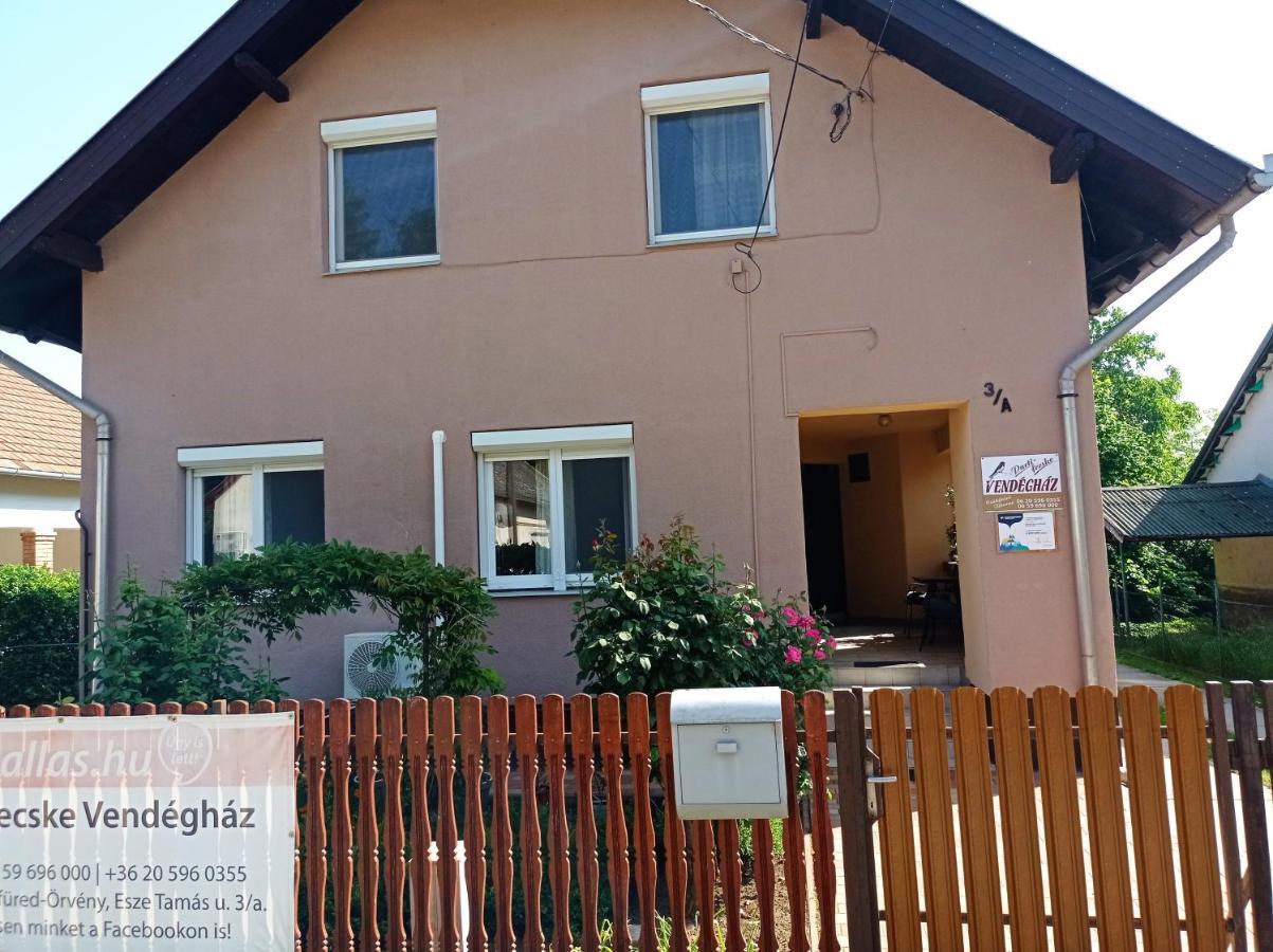 Partifecske Vendeghaz Hotel Tiszafured Exterior photo